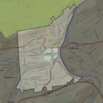 Map of the Downtown Easton zoning district