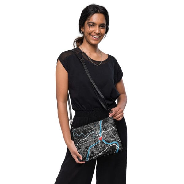 Easton PA Map Crossbody Bag - Image 4