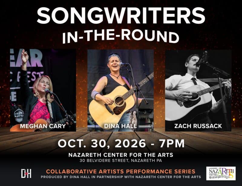Songwriters In-the-Round: Meghan Cary, Dina Hall, Zach Russack